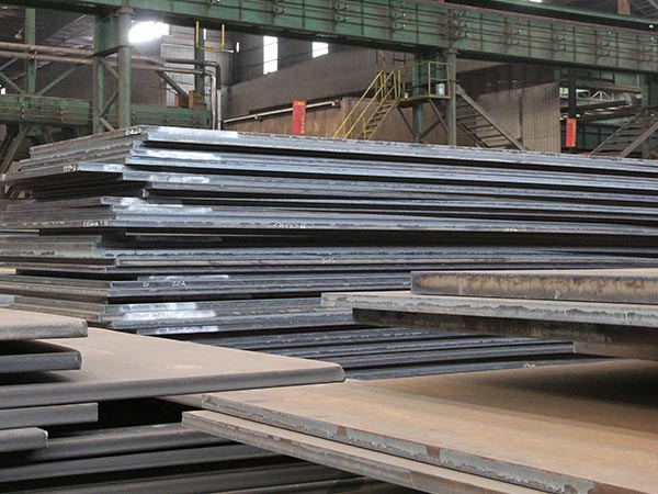 What industries are medium and heavy ASTM A573 gr 65 high strength steel plate cutting used in