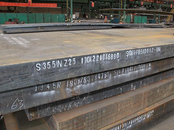 1000 pieces comparison of S355K2 steel and A573 Grade 70 steel delivered to Iraq